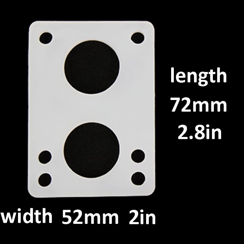 QLONSACIA Silicone Riser Gasket pad for Skateboard - (11mm)