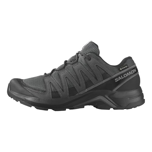 Salomon Men's X-Adventure Recon Gore-TEX Waterproof Hiking Shoes - Asphalt/Castlerock/Black 10