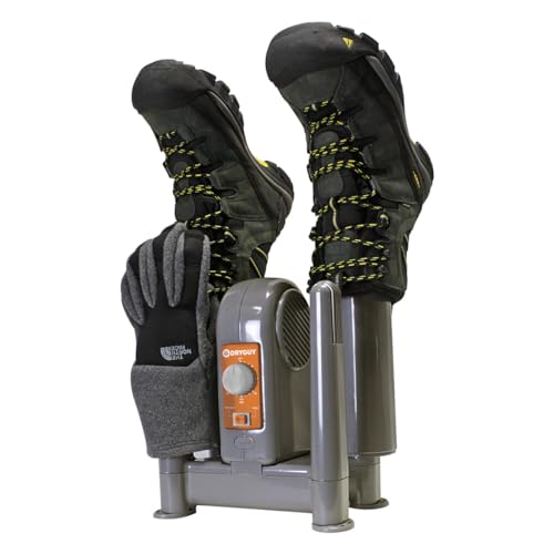 DryGuy Shoe, Boot & Gear Electric Dryer 4 Ports with Heat + Fan - Fast 1-3hr Drying