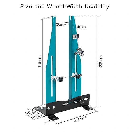 Mimoke Bicycle Wheel Truing Stand for 16-29 Inch Wheels, Adjustable Maintenance Tool