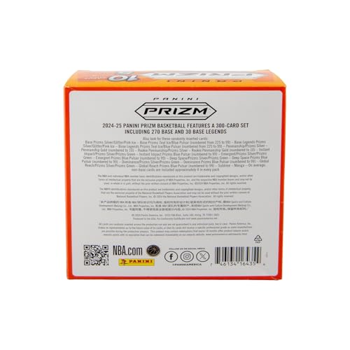 BK PRIZM 24-25 NBA Basketball Mega Box | Collectible Card Pack