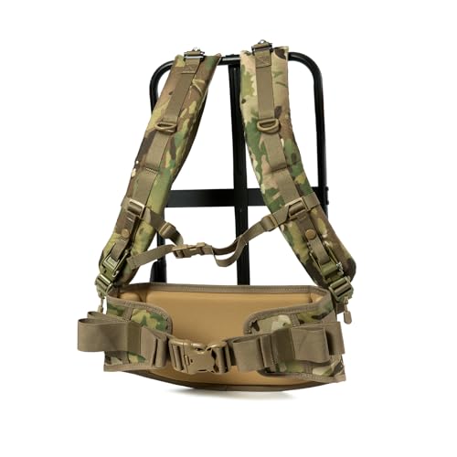 MT Military ALICE Frame System – Heavy-Duty External Backpack Support with MOLLE Waist Belt