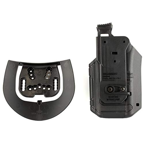 Omnivore Multi-Fit Stream Light Holster – Right Hand, Black, Fits 150+ Handguns