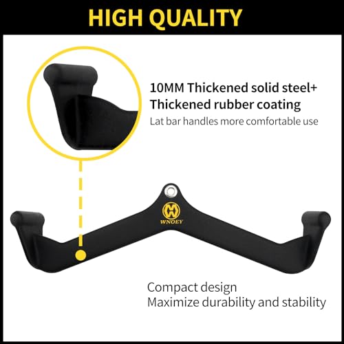 LAT Pulldown Attachment Set - Handle Grips for Back Triceps Biceps Strength Training, Style 1+3+5