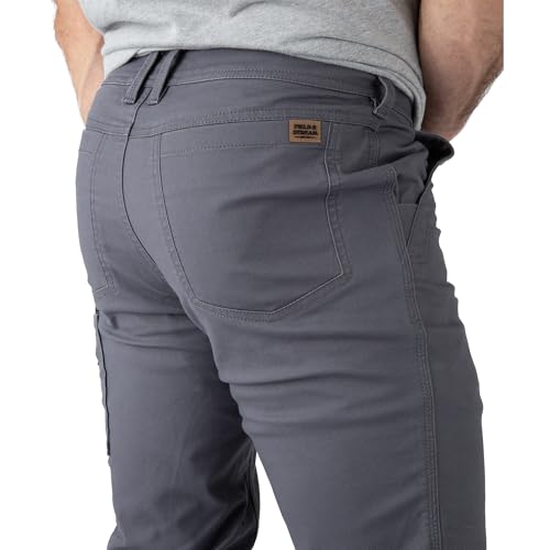 Field & Stream Men's Full Strut Stretch Canvas Pants 36W x 32L Charcoal