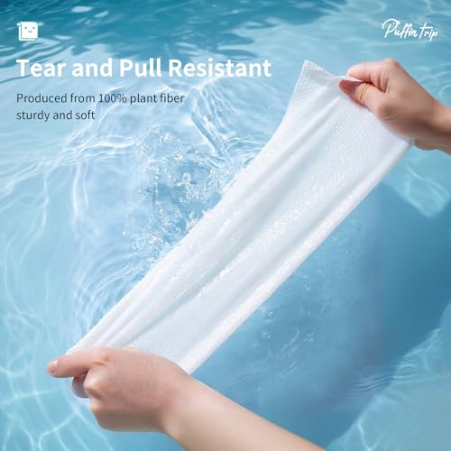 Disposable Compressed Face Towels 28pcs Large Soft & Thick, Travel-Ready