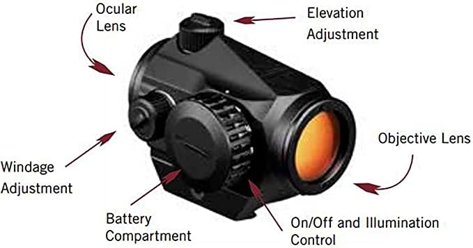 Vortex Crossfire Gen II - Tan, 2 MOA, Waterproof, 50K Battery Life