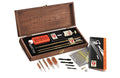 Universal Rifle & Shotgun Cleaning Kit with Handle, Wooden Box - One Size / Multi