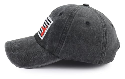 Firefighter Axe USA Flag Baseball Cap - Black, Adjustable Cotton Hat for Men Women
