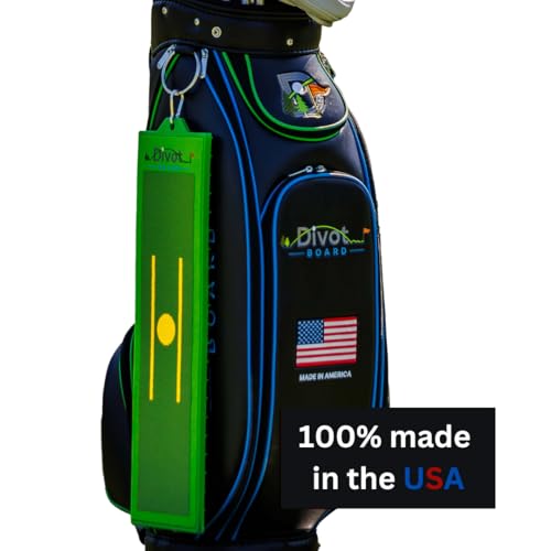 Golf Swing Trainer Divot Board for Low Point & Swing Path Feedback