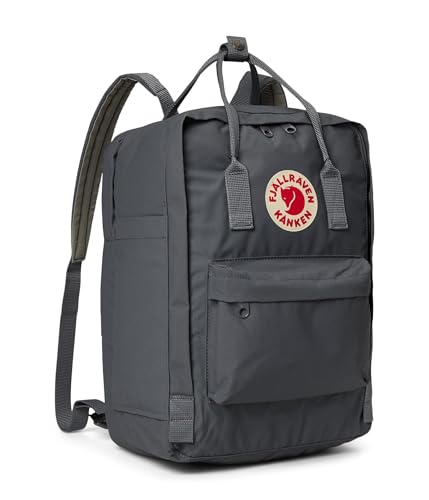 Super Grey Fjällräven Kanken Laptop Backpack 15 with Padded Sleeve - Durable Vinylon