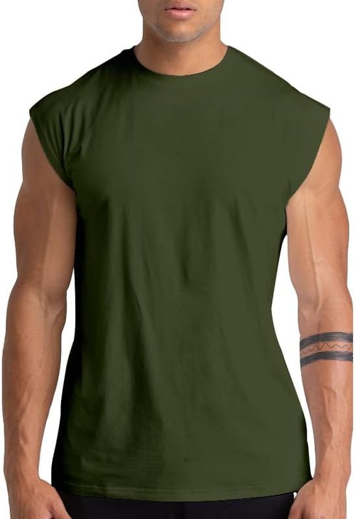 Holure Men's Gym Tank Tops - Sleeveless Athletic Muscle Shirts for Bodybuilding | 1, 3, or 5 Pack