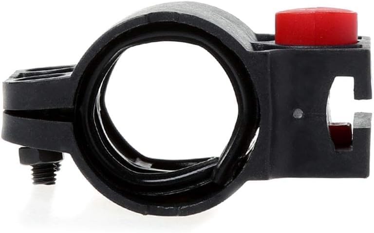 Universal Bike U-Lock Holder - Mount for Road and Mountain Bikes, Adjustable No-Drill Frame Bracket with Anti-Slip Design (Black)