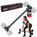 IgniteM Straight Bar Dumbbell to Barbell Converter Bar - 200lb Capacity