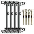 Aluminum Climbing Sticks for Hunting, Non-Slip Tree Stand Steps Set of 4