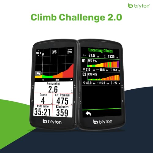 Bryton Rider S810E Cycling GPS Computer 3.5-Inch Touchscreen, 50H Battery, Offline Maps