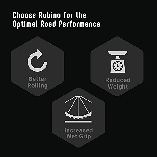 Vittoria Rubino Pro Road Bike Tire 3C Graphene 150 TPI Durable Tubeless Compatible