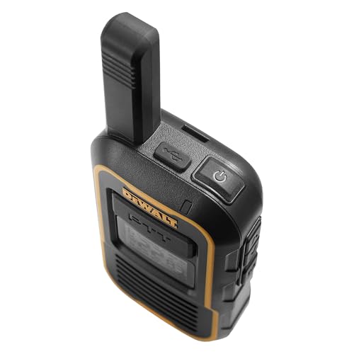 DEWALT DXFRSBH600 FRS Business Radio, Pro-Grade 2 Way Radio, 2W, 24hr Runtime, CommandCall, Handheld, DXFRSBH600
