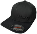 Daddy Flexible Fit Hat Black Large-X-Large Curved Brim Cap