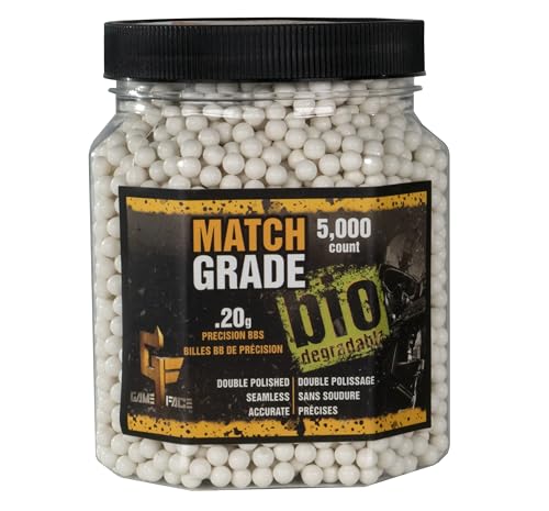 Game Face 20GBW5J Biodegradable 6mm Match Grade - 5000 Count Multi