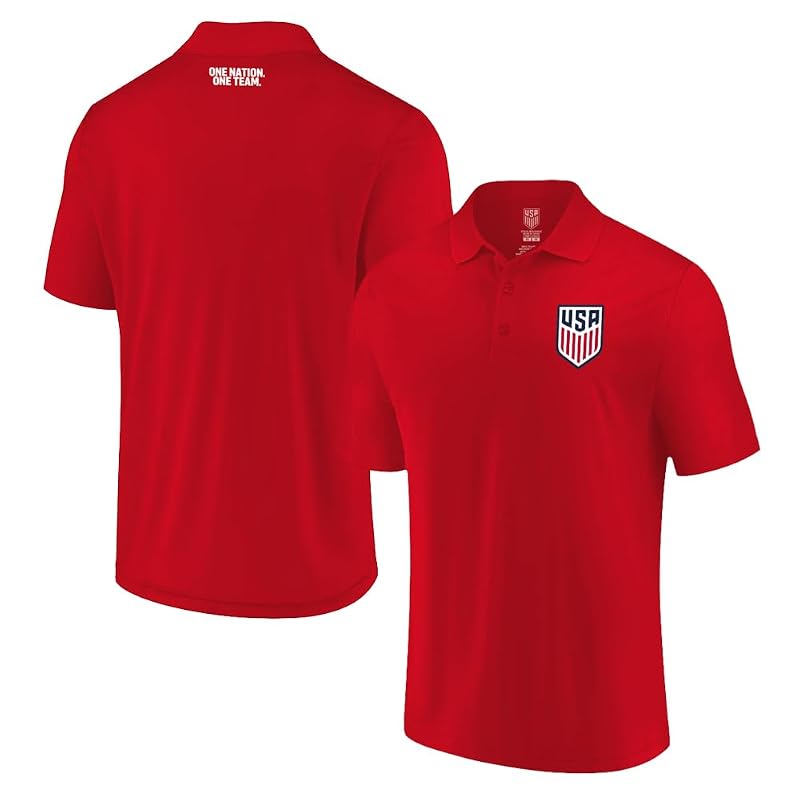 Officially Licensed Soccer Polo Shirt - Unisex Adult, Large, United States