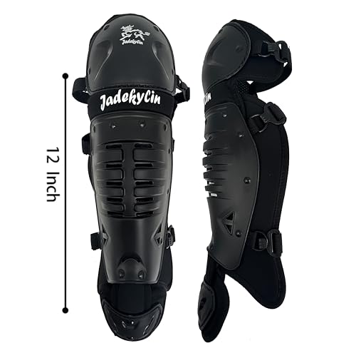 Jadekylin 12inch Youth Baseball & Softball Catcher Gear Set Black for Ages 5-8