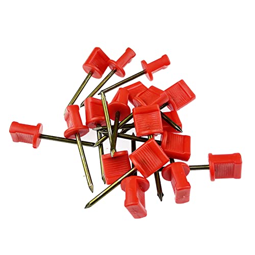 12 Pack Archery Target Pins for Holding Target Face Paper on EVA Foam - Sturdy Plastic & Steel