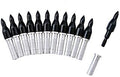 TIGER ARCHERY Aluminum Inserts .244 | Bullet Field Points 5/16 for Carbon Arrow Shafts
