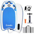 Freein Blue Inflatable Body Board - 40" Surfboard for Beach & River Fun