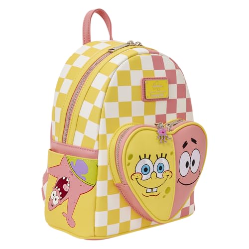 Loungefly Nickelodeon SpongeBob & Patrick Heart-Shaped Backpack for Kids & Adults
