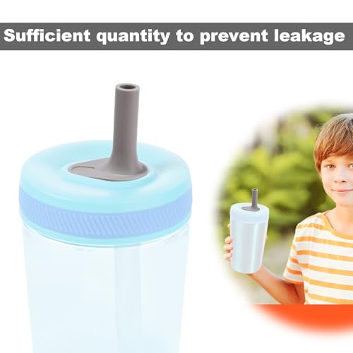 Gray Silicone Replacement Bite Valves for Zak Water Bottles - 6 Pack