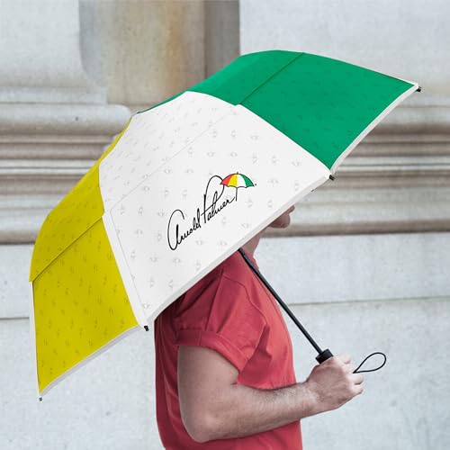 Weatherman Arnold Palmer Classic Windproof Collapsible Umbrella for Car & Backpack