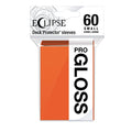 Ultra Pro Eclipse Gloss Small Card Sleeves - Pumpkin Orange, 60 Count