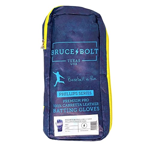 Bruce Bolt Bear Series Batting Gloves - Adult & Youth Baseball Gloves