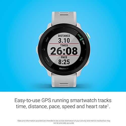 Refurbished Garmin Forerunner 55 GPS Running Watch with Heart Rate & Workout Features
