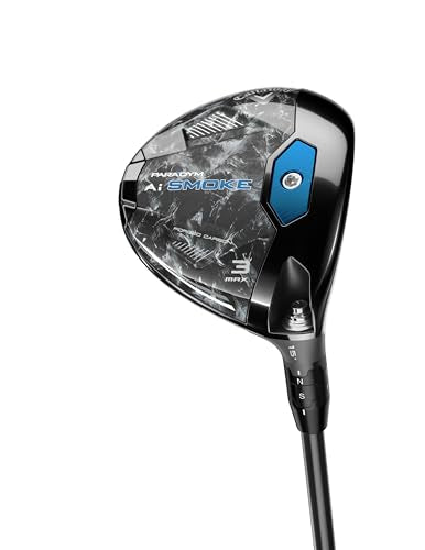 Callaway Paradym Ai Smoke Triple Diamond Fairway Wood - Right Hand, 21°, Tensei CR Blue 60g, Stiff Flex, Black
