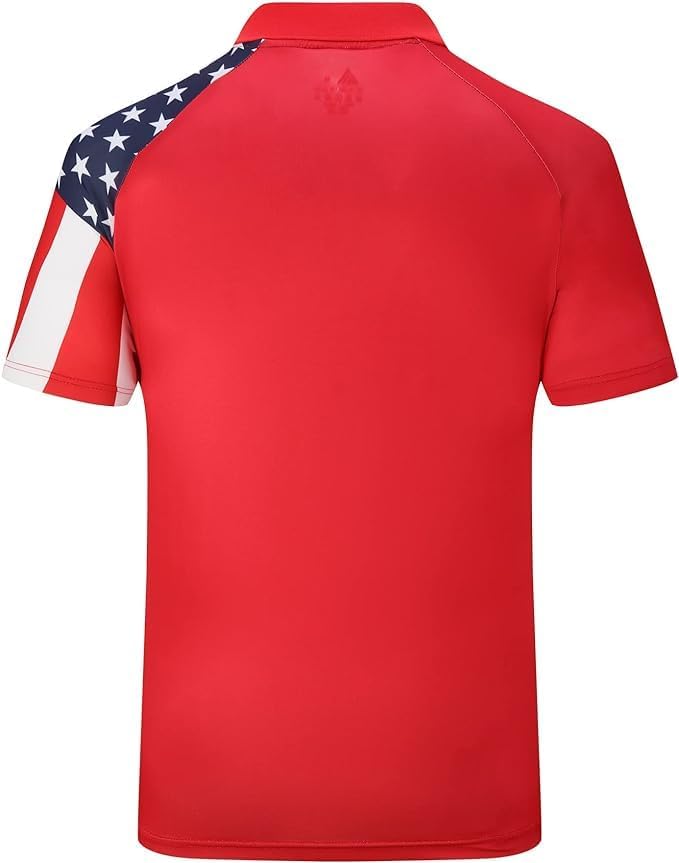 ZITY Men's Golf Polo Shirt - Short Sleeve Tactical Design | Moisture-Wicking Outdoor Comfort