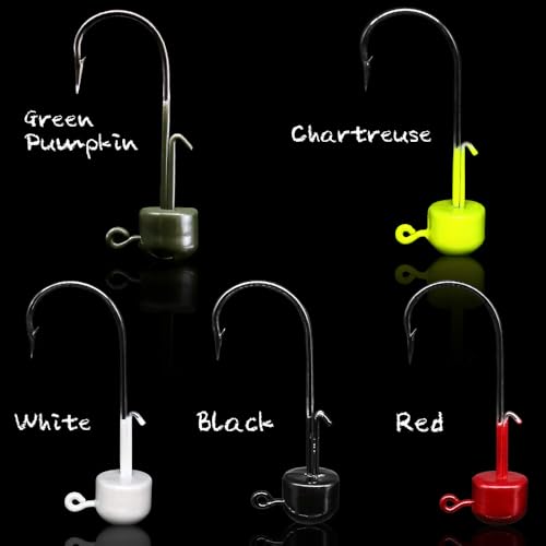 35-Piece Ned Rig Finesse Soft Plastic Worms & Jighead Kit for Bass
