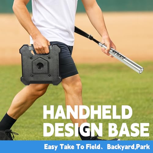 Adjustable Baseball Softball Batting Tee - 25 to 43 Inches Hitting Training Aid