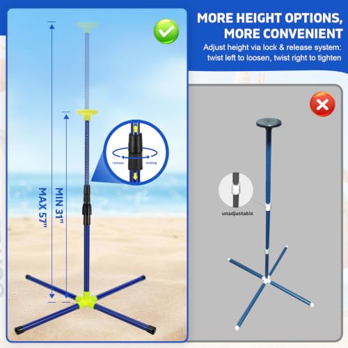 175G Flying Disc Game Set with Adjustable Poles and Score Tracker for Outdoor Fun