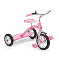 Radio Flyer Classic Pink Tricycle for Ages 2-4 with Bell - Split Single Deck Pink