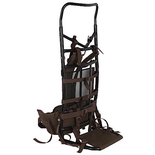 Timber Ridge Aluminum Frame Hiking Backpack - Lightweight & Foldable for Camping & Travel