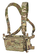 KRYDEX Tactical Chest Rig with Triple Mag Pouch Insert - Mc Variation