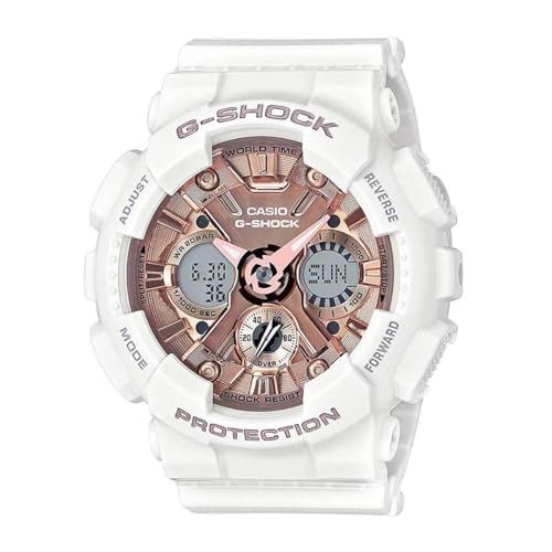 Casio Women's G-Shock Analog-Digital White Watch 200M Water-Resistant Quartz