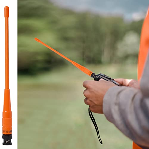 Orange Dual Band Handheld Scanner Antenna 144/430MHz BNC for Two-Way Radio - HYS