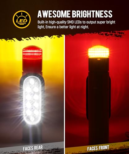 Boat Trailer Guide Light Set 2pcs Waterproof LED Turn Signal Brake Reverse