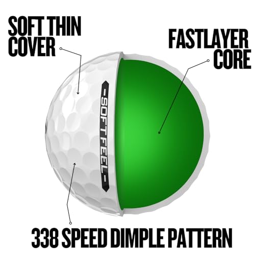Srixon Soft Feel Golf Balls - 36 Pack White, 14 Variations