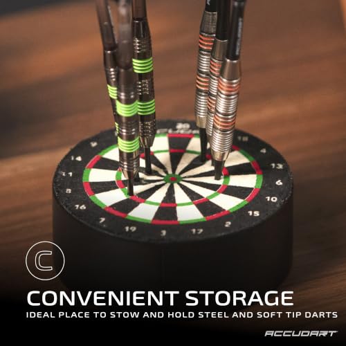Mini Dart Storage Dock - 3 Inch Self-Healing Sisal Display for Darts