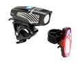 Bike Light Combo 650 Lumens Front & 110 Lumens Rear USB Rechargeable Waterproof