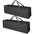 Extra Large 52-Inch Sports Duffle Bag 160L Travel Luggage Set - Black 2 Pack